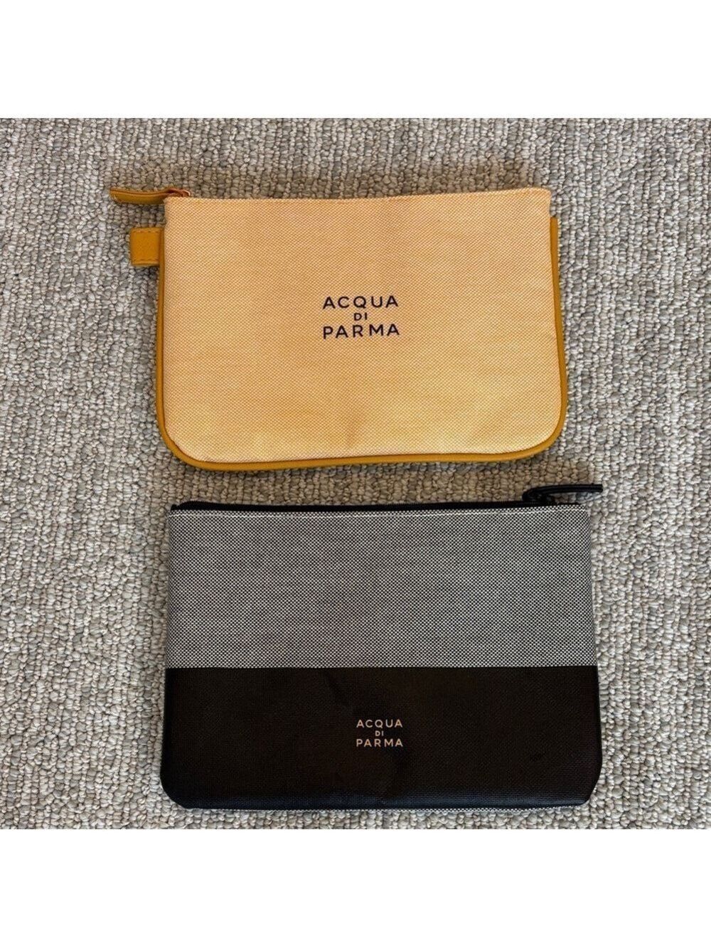 ACQUA DI PARMA travel bags SET of TWO cosmetic bags makeup case travel accessory